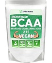 XPRS Nutra BCAA Powder - Amino Acids Supplement for Men - Unflavored BCAA Workout Supplements - Gym Supplements for Men - Amino Acids Supplement for Women for Gym Post Workout Recovery (2 Pounds)