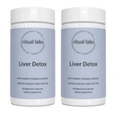 Liver Support, Supplement with Milk Thistle, NAC & Choline Bitartrate, Liver Health Support Formula, Antioxidant Wellness Supplement, Non-GMO, Gluten Free, 60 Capsules (2pcs)