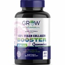 grow vitamin Collagen Booster Gummy Bears – Hair, Skin, Nails & Joint Support – USDA Organic, 100% Vegan & Non-GMO – Strawberry Flavored, 60 Vegan Gummies