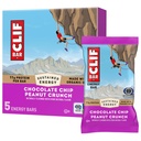 CLIF BAR - Energy Protein Bars - Chocolate Chip Peanut Crunch - Made with Organic Oats - Energy Bars - Non-GMO - (5 Pack)