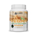Core Nutritionals Vegan Gourmet Plant Based Protein Blend | with Vegan BCAAs | Lactose, Soy, Sugar, & Gluten Free | 21g Pea Protein | 2 Pound (Peanut Butter)