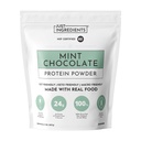 JUST INGREDIENTS Mint Chocolate Protein Powder | 30 Servings | 24g Grass-Fed New Zealand and Irish Whey + 4 Additional Protein Sources | No Added Sugar | No Synthetic Gums or Fillers