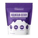JUST INGREDIENTS Mountain Berry Protein Powder – 30-Serving Blend with 100% Grass-Fed Whey & Organic Plant Proteins – Mixed Berry Flavor with Real Fruit – Supports Muscle Recovery, Energy*