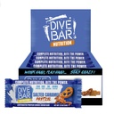 Dive Bar Nutrition Protein Bars | 20g Protein, 10g Fiber + Collagen | 90mg Caffeine Energy Snack | 12 Count (Salted Caramel Pretzel)