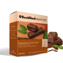 BestMed Protein Bar – 15g Protein, Low Carb, Low Sugar, High Fiber, Low Calorie Meal Replacement Nutrition Bar, Healthy Snack for Weight Management Diet (Peppermint Cocoa, 7 Count)