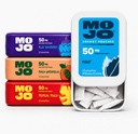 MOJO Energy 50mg Caffeine Pouches, Variety Pack, 15 Pouches, 4-Pack | Flavors: Peach Watermelon, Blue Raspberry, Mint and Tropical Punch