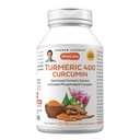 ANDREW LESSMAN Turmeric 400mg - 240 Capsules - 95% Curcuminoids as Phospholipid Complex for Optimum Benefits and Absorption, High Potency Standardized Extract, Small Easy to Swallow Capsules