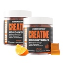 Creatine Monohydrate Gummies, Pure Creatine, Supports Muscle Recovery, Improve Performance and Strength, Gluten Free, 60 Servings, Orange Flavor