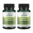 Swanson Saw Palmetto Men Prostate Health Hormone Support Urinary Health 160 Milligrams 120 Sgels (2 Pack)