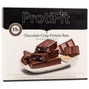 PROTIFIT - Low Calorie Snack Bar for Healthy Diets, High Protein, 15g Protein, Low Carb, Low Sugar, Ideal Protein Compatible, 7 Servings Per Box (Chocolate Crisp)