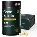 Good Spirits DHM Alcohol Aid – Dual-Action Pre- & Post-Drinking Support | Vegan | Clove, Choline, Taurine & B Vitamins | Supports Stable Energy | Pharmacist-Formulated | 40 Capsules