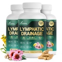 VivoNu 27-in-1 Liposome Lymphatic Drainage Supplements, 180 Day Supply with Echinacea, Chlorophyll, Dandelion, Burdock, Mullein Leaf Extract for Lungs, 10:1 Concentrated Technology, 3 Bottle