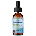 BreathEaseX Ultra (Pack of 1) Respiratory & Lung Drops, Peppermint Flavor, 2 fl oz