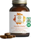 PURE SYNERGY Vita · Min · Vitality Measures 124; Natural Multivitamin for mænd Measures 124; Mænds Daily Multivitamin Made with Organic Whole Foods Measures 124; for Energy, Stress, og immunforsvar (60 tabletter)