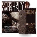 Stars + Honey Protein Bars, Dark Chocolate Coconut, 14g Protein, 1g Sugar, with Collagen Peptides, Dairy Free, Soy & Gluten Free Snacks, Keto Friendly, No Seed Oils or Sugar Alcohols, 10 Pack