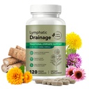 Meifenla Lymphatic Drainage Supplements,21-in 1 Herbal Blend Formula Lymphatic Drainage Capsules 120 Count - Lymph System Support for Men & Wome