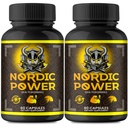 Nordic Power Pills, Official Nordic Power Capsules - Maximum Strength Energy, Stamina and Performance, Premium Formula to Support Overall Well-Being, Natural NordicPower Pastillas Review (2 Pack)