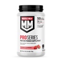 Muscle Milk Pro Series Protein Powder Supplement, Slammin' Strawberry, 2.54 Pound, 14 Servings, 50g Protein, 3g Sugar, 20 Vitamins & Minerals, NSF Certified for Sport, Packaging May Vary