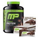 Muscle Pharm Combat Protein 4lb Chocolate Milk and Combat Sport Bars Chocolate Cake