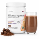 Plant Based Protein Powder for Optimal Gut Health, Probiotic Protein Shake with Fermented Plant Proteins, Vegan, Dairy & Stevia-Free, Chocolate