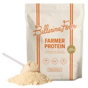 Ballerina Farm Grass Fed Whey Protein Powder, Maple Cinnamon, 24g Protein with Collagen Peptides, Bovine Colostrum, Hemp Hearts & Prebiotic Fiber, No Artificial Ingredients, 20 Servings