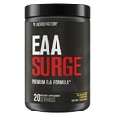 Jacked Factory EAA Surge Essential Amino Acids Powder - EAAS & BCAA Intra Workout Supplement w L-Citrulline, & Taurine for Muscle Building, Strength, Endurance, Recovery - BlackBerry Lemonade 20sv