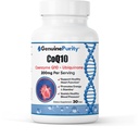 CoQ10 200mg - Advanced Coenzyme Q10 Ubiquinone Supplement for Cellular Energy, Daily Vitality & Antioxidant Support - 30 Vegan Capsules, Non-GMO, Made in USA