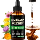 Venture Pal 16-in-1 Lymphatic Drainage Drops for Women - Echinacea, Dandelion, Burdock, Cleavers & Vitamins - Alcohol-Free, Sugar-Free, 120 Servings