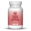 Alkaline for Life Enhanced CoQ10 100 mg Softgels, Pure Coenzyme Q10 Soluble Ubiquinone with Rice Bran Oil and Mixed Natural Tocopherols, Daily Heart, Energy and Cellular Antioxidant Support, 60 Count