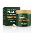 Liposomal NAD+ Supplement 1000mg with Resveratrol, TMG & Quercetin, 60 Caps | Third-Party Testing Passed, NMN Supplement Alternative, Cellular Energy & Mental Clarity, 4-in-1 Synergy Formula