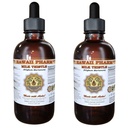 Hawaii Pharm Milk Thistle Liquid Extract, Professional Grade, Small Batch Crafted Milk Thistle (Silybum marianum) Tincture Supplement 2x2 oz