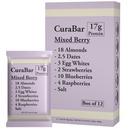 CuraBar Protein Bars – 17g Protein, Low Carb, Gluten Free, Dairy Free, Healthy Snack, Seed Oil Free, No Artificial Ingredients, 12 Count, Mixed Berry