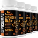 1300 MG Liposomal NAD + Supplement adapt124; highest Absorbate 124; purest NAD Supplementeret til Boost NAD + Effectively against 124; Boosting NAD + Supplement for aging Defese, cellulær energi, Longevity