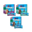 Zbar Protein - Chocolate Chip, Chocolate Mint, and Cookies 'n Creme - Variety Pack - Crispy Snack Bars - Made with Organic Oats - Non-GMO - 5g Protein - Gluten Free Protein Bars (30 Pack)