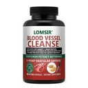 Blood Vessel Cleanse Capsules - Nattokinase Supplement with Gamma Oryzanol, Supports A Healthy Circulatory System - 60 Capsules