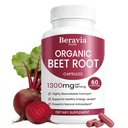 Organic Beet Root Capsules, Beetroot Capsules 1300mg | Support Healthy Circulation & Vitality, Happy Birthday Cake Topper