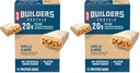 CLIF BUILDERS Protein Bars - Vanilla Almond Flavor - 20g Plant Based Protein - Gluten Free - Non-GMO - Low Glycemic - No Artificial Sweeteners - 2.4 oz. (Pack of 24)