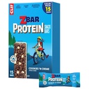 CLIF Kid Zbar Protein - Cookies 'N Creme - Crispy Snack Bars - Made with Organic Oats - Non-GMO - 5g - Gluten Free Protein Bars (15 Count) (Pack of 6)
