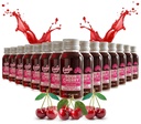 15 Pcs Sour Cherry Juice Shots with Magnesium & Vitamin D3 – 60ml Tart Cherry Immunity Shots for Relaxation, Sleep & Muscle Recovery – No Allergens Concentrated Daily Wellness Drink
