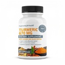 Rawleigh Turmeric 670mg: 90 Day Supply, Vegan Capsules. Organic Curcumin Supplement with Black Pepper & Ginger, Curcuminoids and BioPerine for Immunity, Bone & Joint Care. High Absorption, Non GMO