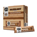 YuBi Bars - Hazelnut Protein Bars - 100 Calories, 10g of Protein, 0g of Sugar, Low Carb, Palm Oil Free/Non-GMO, Gluten Free, Dairy Free, Healthy Snack, Non-GMO - 14.8oz (12 Pack, Hazelnut)
