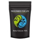 Prescribed For Life Beta Glucan Powder, Vegan Beta 1 3 Glucan 70% Anhydrous, Natural Soluble Dietary Fiber Supplement (28g)