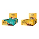 FULFIL Vitamin & Protein Bars, Chocolate Salted Caramel & Chocolate Peanut Caramel, 15g Protein, 8 Vitamins, 12 Count