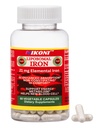 Nikoni Liposomal Iron 21mg Gentle on Stomach, Energy Support, Promotes Red Blood Cells, 60 Capsules