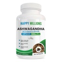 Ashwagandha with Black Pepper | 1310 mg Organic Herbal Supplement | 60 Plant-Based Capsules