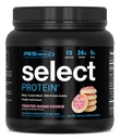PEScience Select Protein Powder, Whey and Casein Blend, Lean Protein Powder for Women and Men, Low Calorie, Low Carb, Keto Friendly, Gluten Free, Frosted Sugar Cookie - 15 Servings