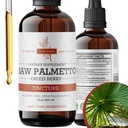 Pura Herba Saw Palmetto Tincture | Premium Alcohol-Free Herbal Extract from Saw Palmetto Berries | Liquid Botanical Supplement | Traditional Herbal Formula | Made in USA - 4 oz (120 ml)