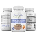 Turmeric Curcumin with BioPerine, Ginger 95% Standardized Curcuminoids with Black Pepper - Proprietary Blend for Max Absorption, Natural Joint Support, Tumeric Extract Supplement - Gluten Free Non-GMO