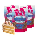 McCaffrey Protein Bites – Birthday Cake Flavor – 3 Multi-Serving 4oz Bags – 4g of Protein per Serving – Gluten-Free, Vegan, High Fiber Energy Snack for Active Families | Gluten-Free, Vegan, High Fiber Energy Snack for Active Families, 4oz per Bag