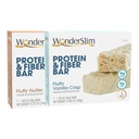 Wonderslim Protein Fiber Bar Bundle, Fluffy Nutter & Fluffy Vanilla Crisp